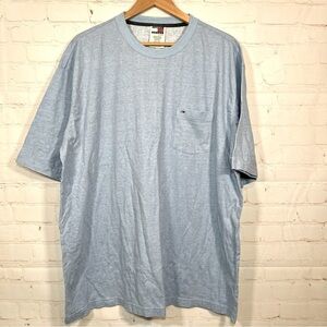 Vintage Tommy Hilfiger Jeans T Shirt Mens XXL Blue Short Sleeve Crew Neck Y2K